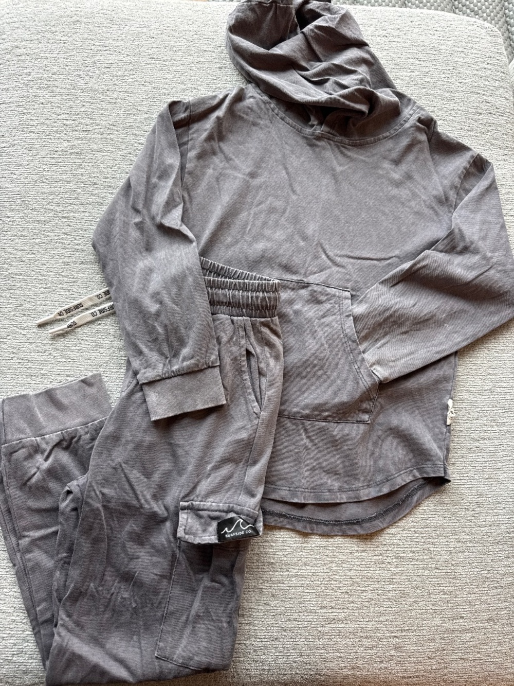 Surfside co gray acid wash set